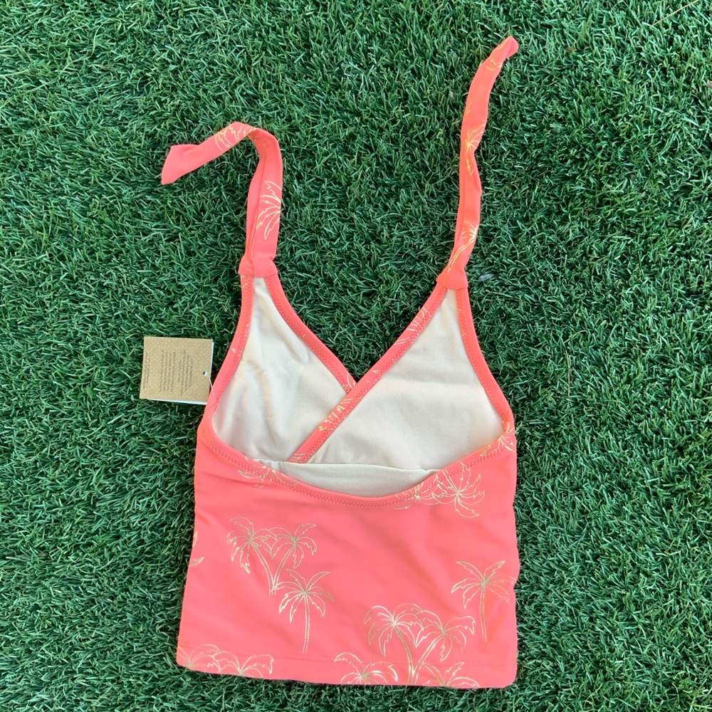 Tea Collection Printed Tankini Top Size 4 - Picture 2 of 2